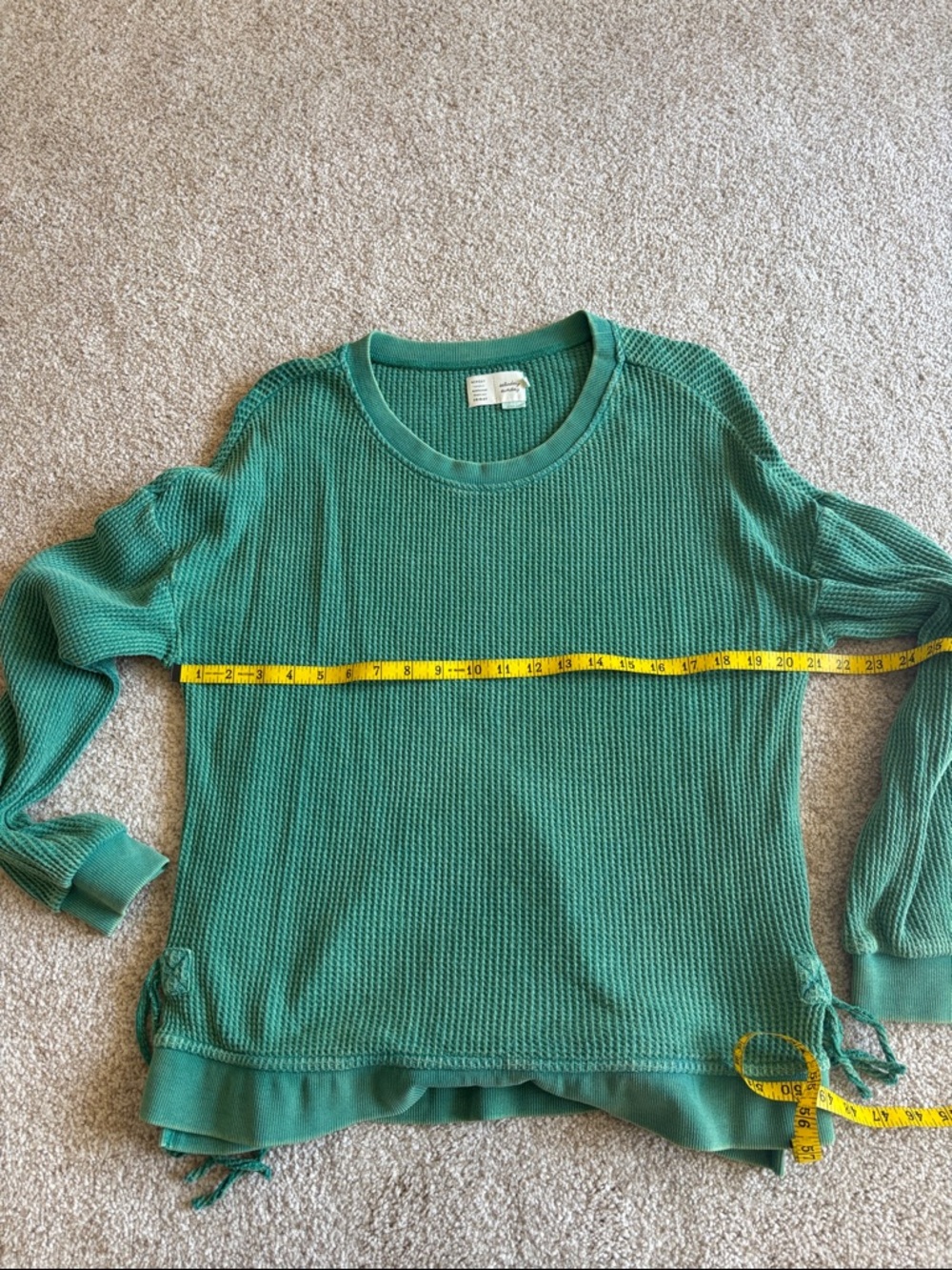 Saturday Sunday Alaina Thermal Knot Top - Picture 3 of 4